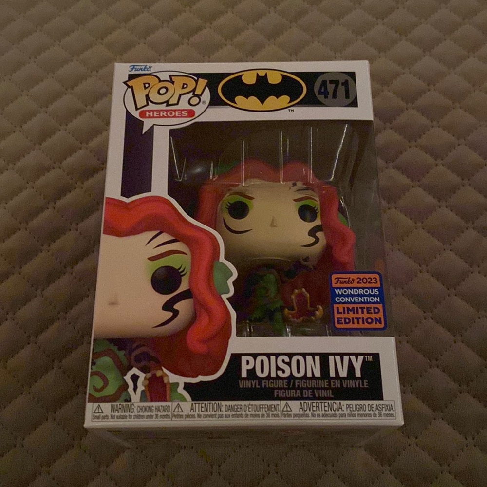 DC Comics Poison Ivy Batman Funko Pop Wonderous Wonder Con Limited‎ Edition 2023